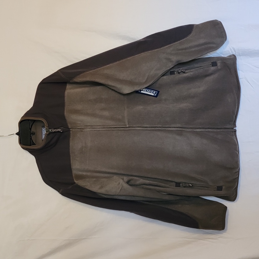 Men's PREMIER INTERNATIONAL Fleece Zip Up Jacket Size XL